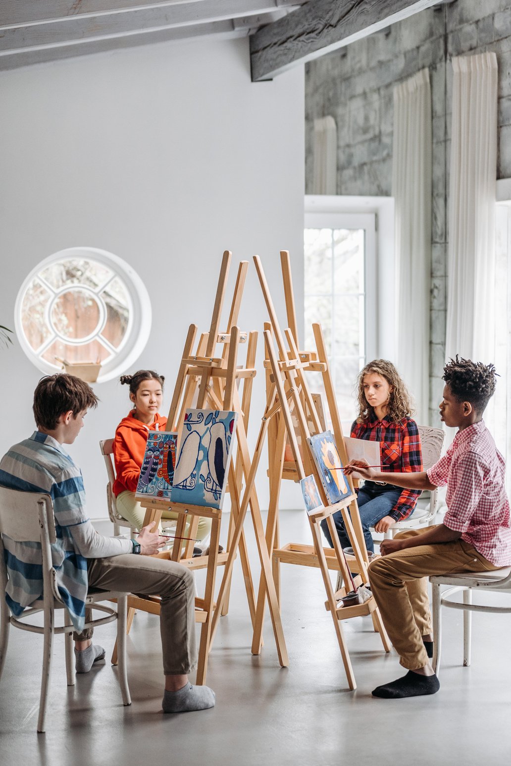 Students in an Art Class